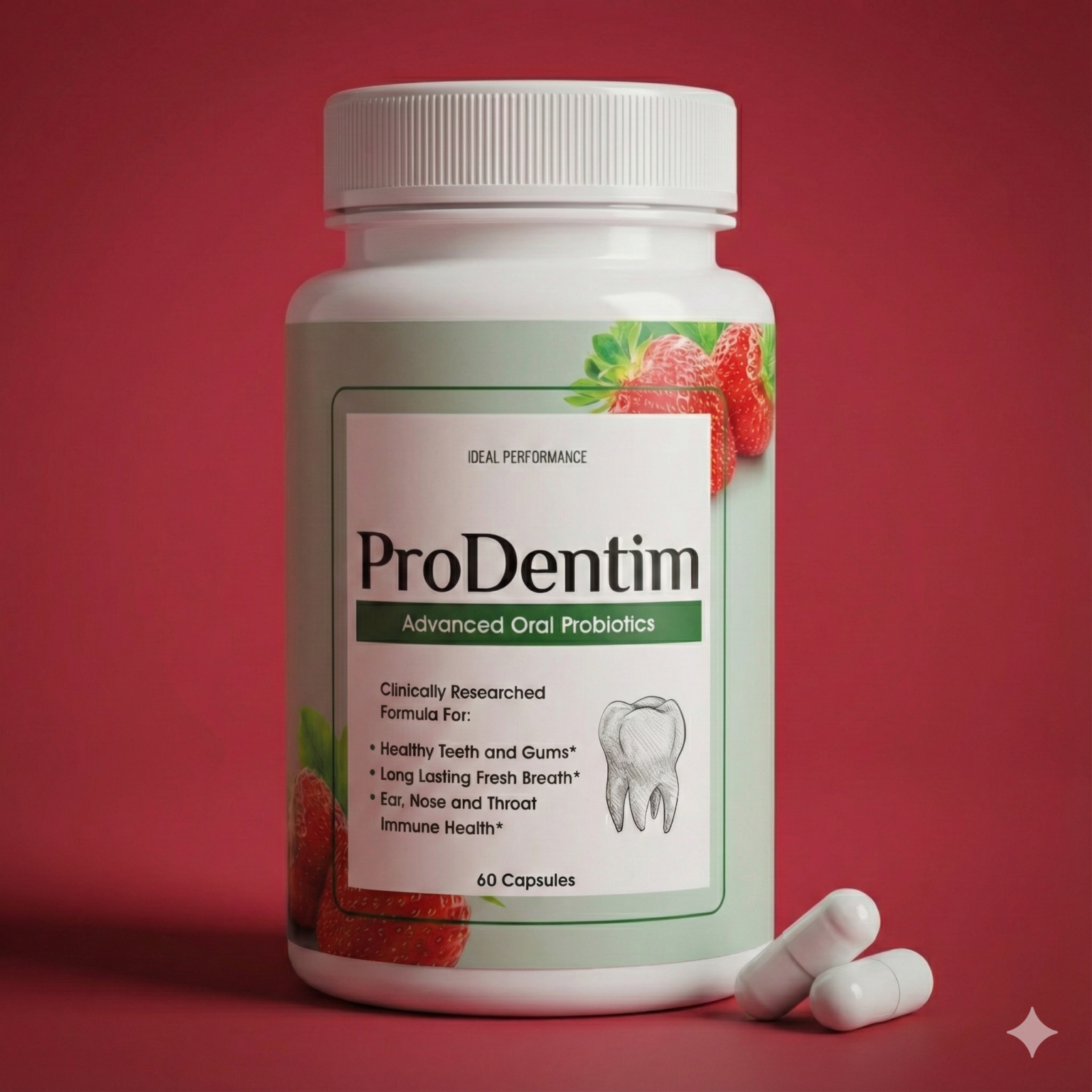 ProDentim Bottle and Ingredients